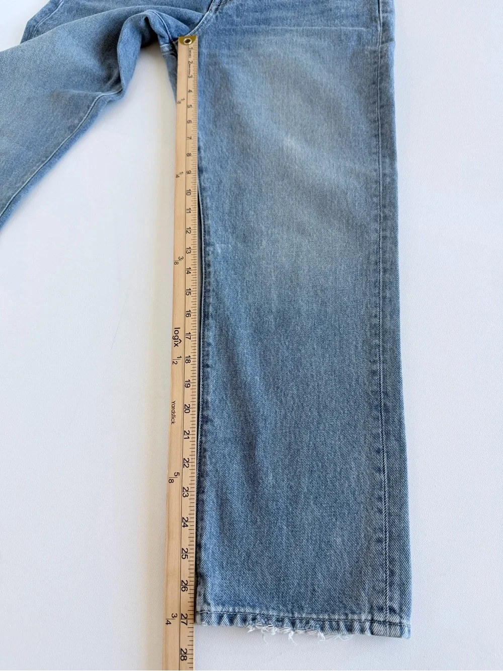 J.Crew Slouchy Boyfriend Jeans Light Wash 100% Cotton Relaxed Fit Size 27